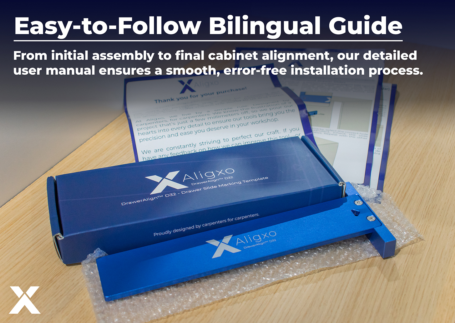 DrawerAlign D32 close-up